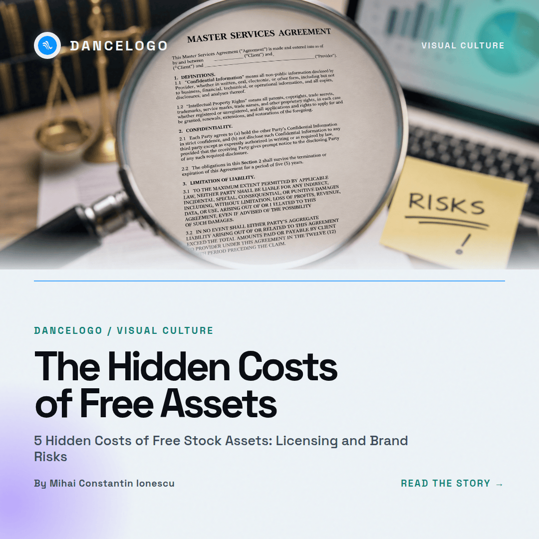 Alecusss's tweet photo. Free stock assets can introduce hidden costs like licensing issues and brand misalignment. Protect your brand by verifying licenses and releases. Learn more:
#DanceLogo #BrandSafety

https://t.co/KD6BgUia5A https://t.co/6x1g1c22gb