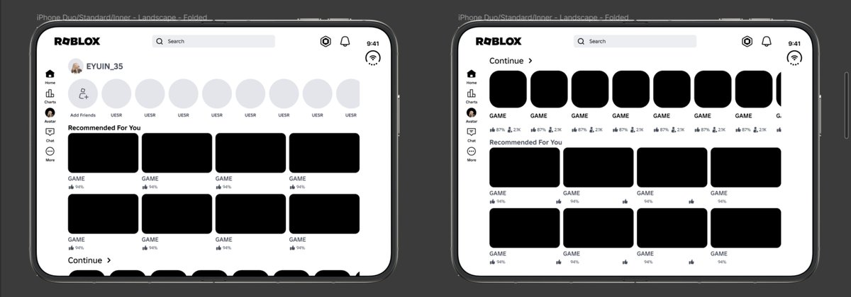 Awer_35's tweet photo. Iphone duo roblox ui design concept
@Roblox #iphoneduo #figma #UIDesign  #roblox https://t.co/n9I41W4M7i