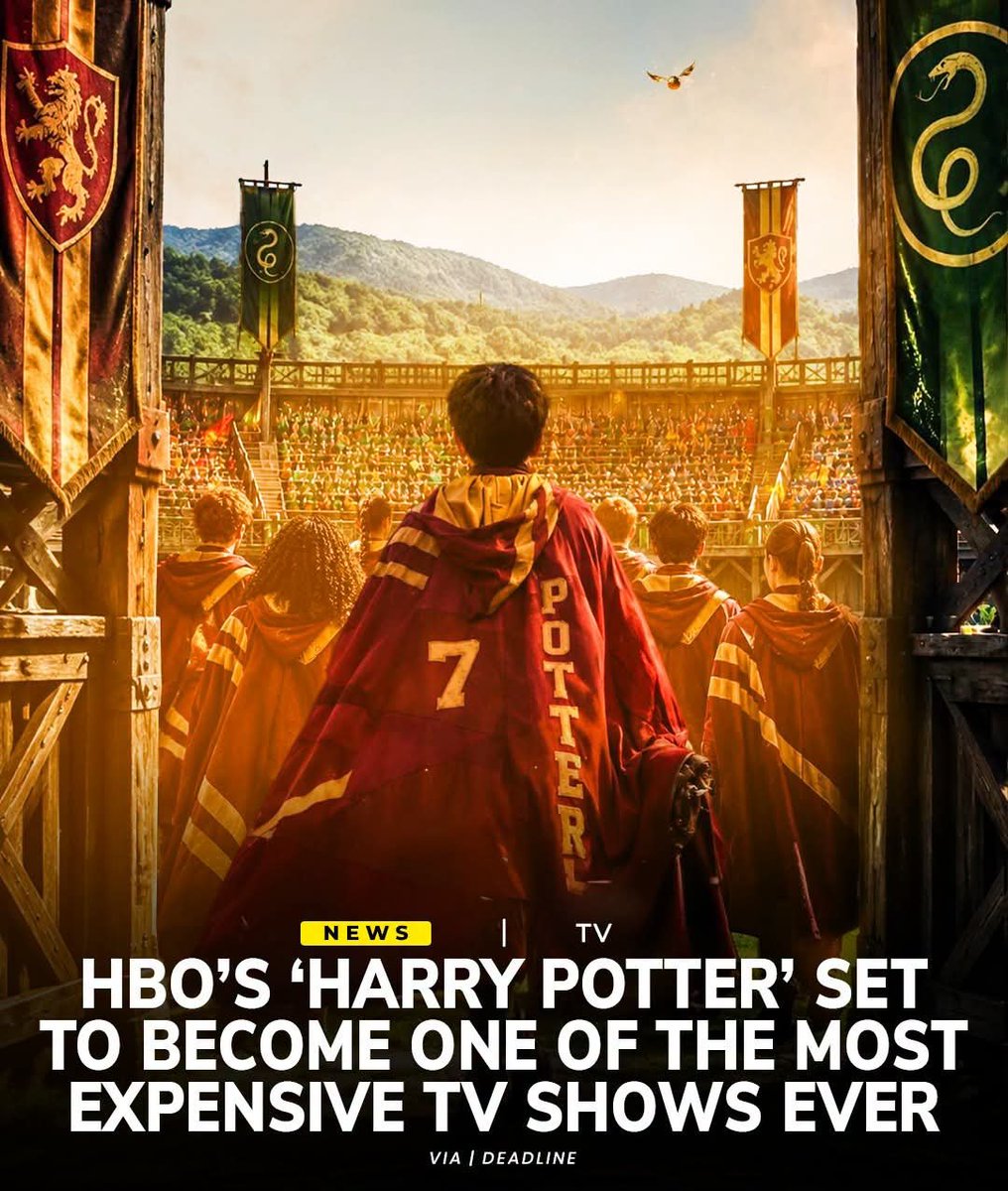 iCinesthetic's tweet photo. HBO's Harry Potter set to become one of the most expensive TV shows ever! https://t.co/yPZgDI5bCl