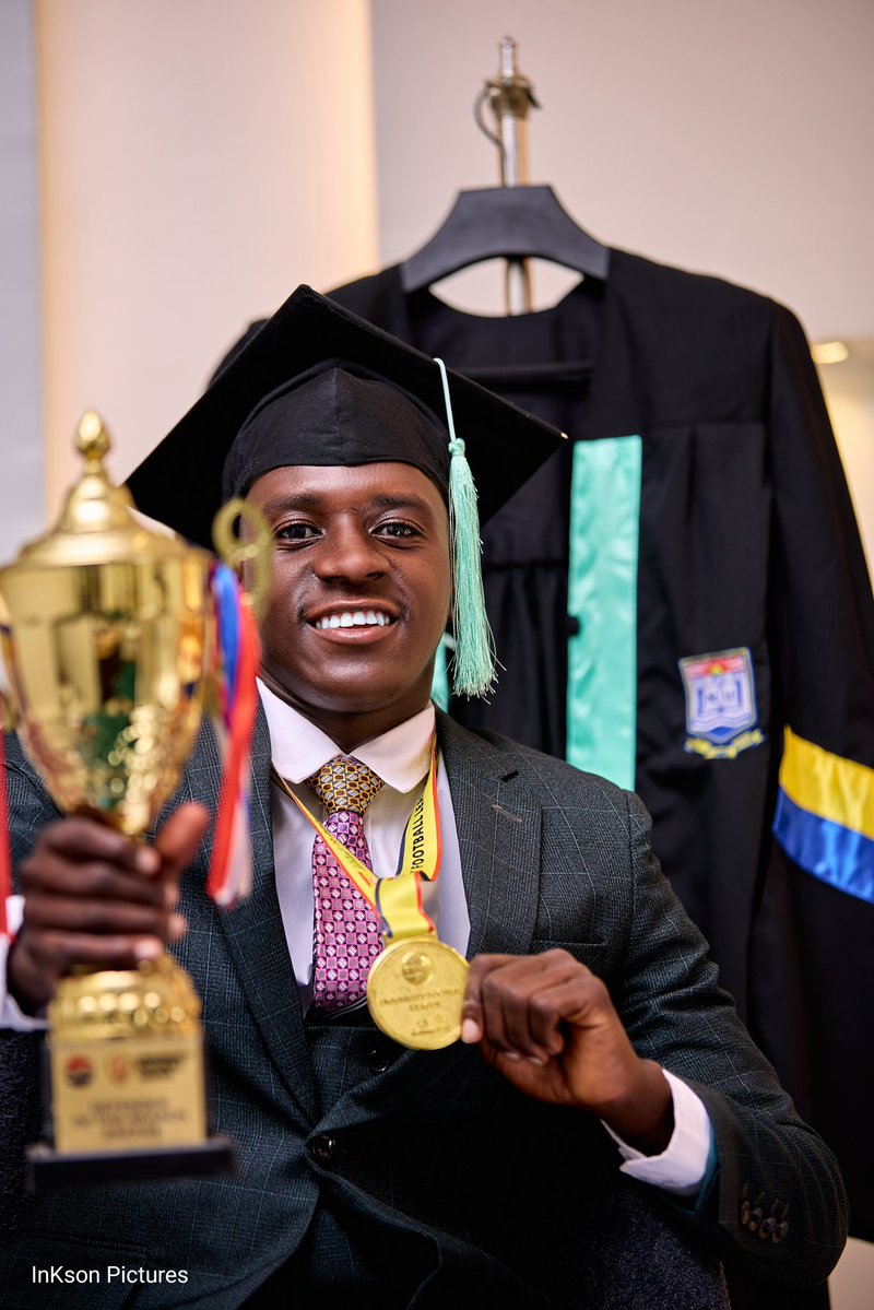 ismahL03's tweet photo. Championing academics and sports. 
Proud graduate from @NkumbaUni in public administration and management. 
@uflug has been a good hunting ground. A captain, champion with great accolades. Alhamdulillah for the milestone. https://t.co/XNAHMzK3X4