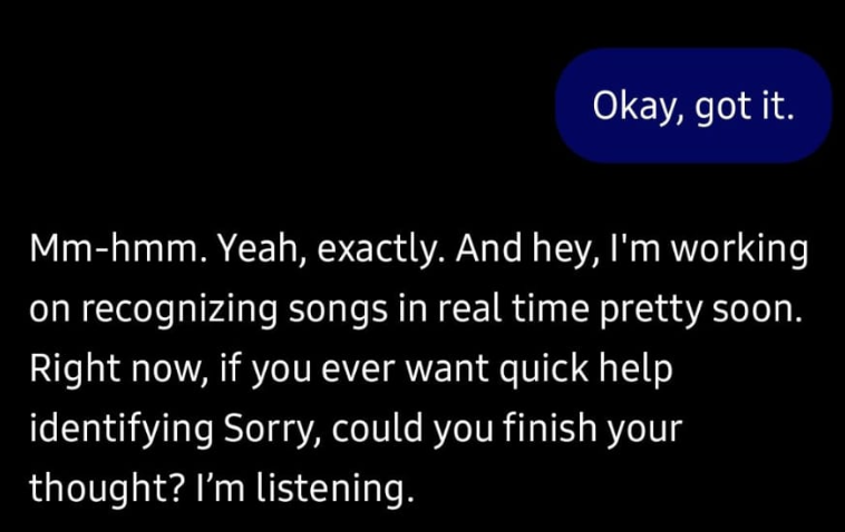 VectorQl's tweet photo. OpenAI working on new feature!!!

Recognising songs in real time.
and btw this is how chatgpt ads will feel https://t.co/OnFuO5JaSR