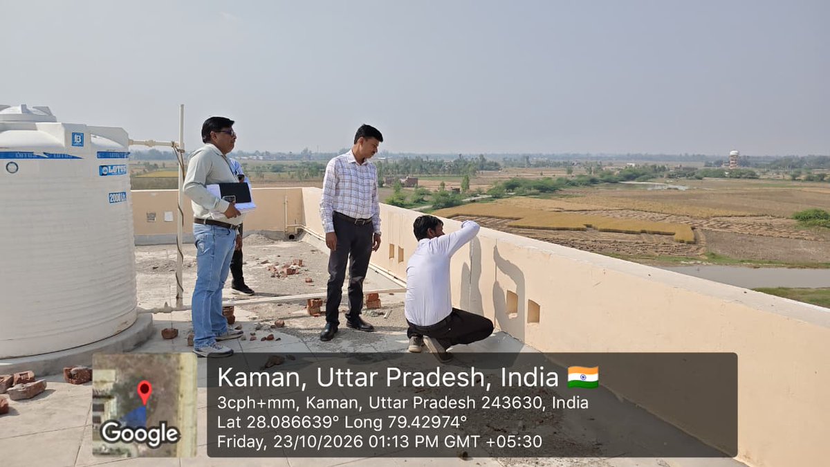 ProjectsLucknow's tweet photo. UPPCLकी इकाई-06, बरेली द्वारा जनपद बदायूँ में Govt. ITI , दातागंज की आधुनिक कार्यशाला और प्रशिक्षण कक्ष के निर्माण कार्य का स्थलीय निरीक्षणG.M. जोन-02, बरेली द्वारा किया तथा कार्यों को शीघ्र पूर्ण करने के निर्देश दिए।
#Quality #Transparency #timeline 
@swatantrabjp 
@KapilDevBjp https://t.co/ZPE9w4LGVD