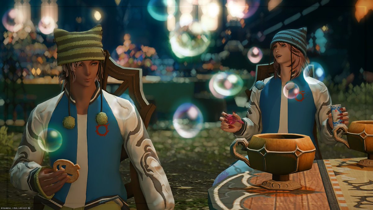 Noel_L_FF14's tweet photo. ここからツショ📸
某キャラっぽいミラプリでいきますって話をしたらジャンルあわせたミラプリできてくださって大変かわいかった！
お二人のおそろ装備をみるのが好き☺️ https://t.co/7kNf6PDqaU