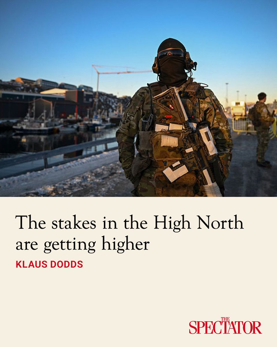 spectator's tweet photo. Working with Danish and Faroese partners sends a clear signal to US counterparts of the commitment on the part of the UK and its European partners to step into the collective defence of a wider arc which includes the High North, North Atlantic and the Baltic Sea.

From the American point of view, the participation in High North operations of US Marines offers opportunities to bring training learnt in other dots on the map in the Pacific Ocean to bear.

✍️ Klaus Dodds

Article | https://t.co/FLoh8qmH4f
