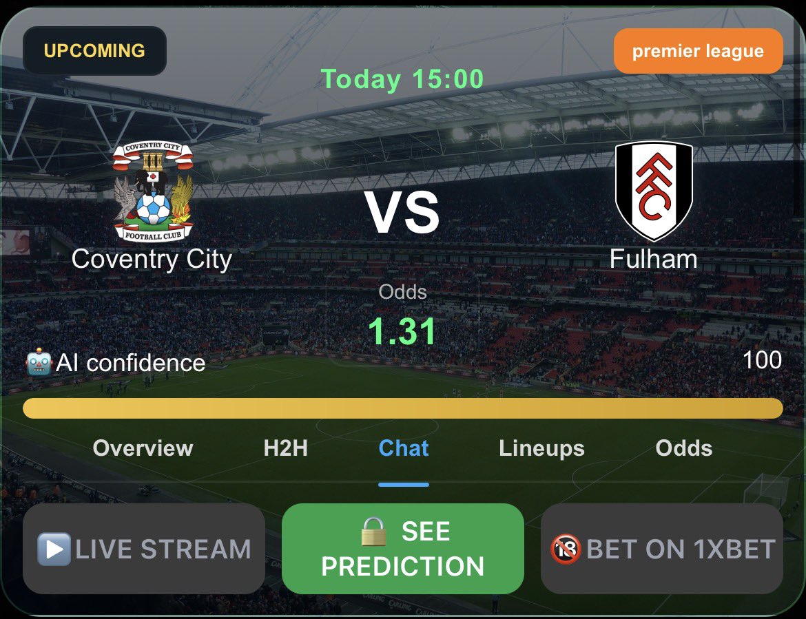 Aiprediction_'s tweet photo. Get your  prediction Now🏆🔥 🔗➡️ https://t.co/HJR2RGv4C6 https://t.co/xWrqXb6y3X