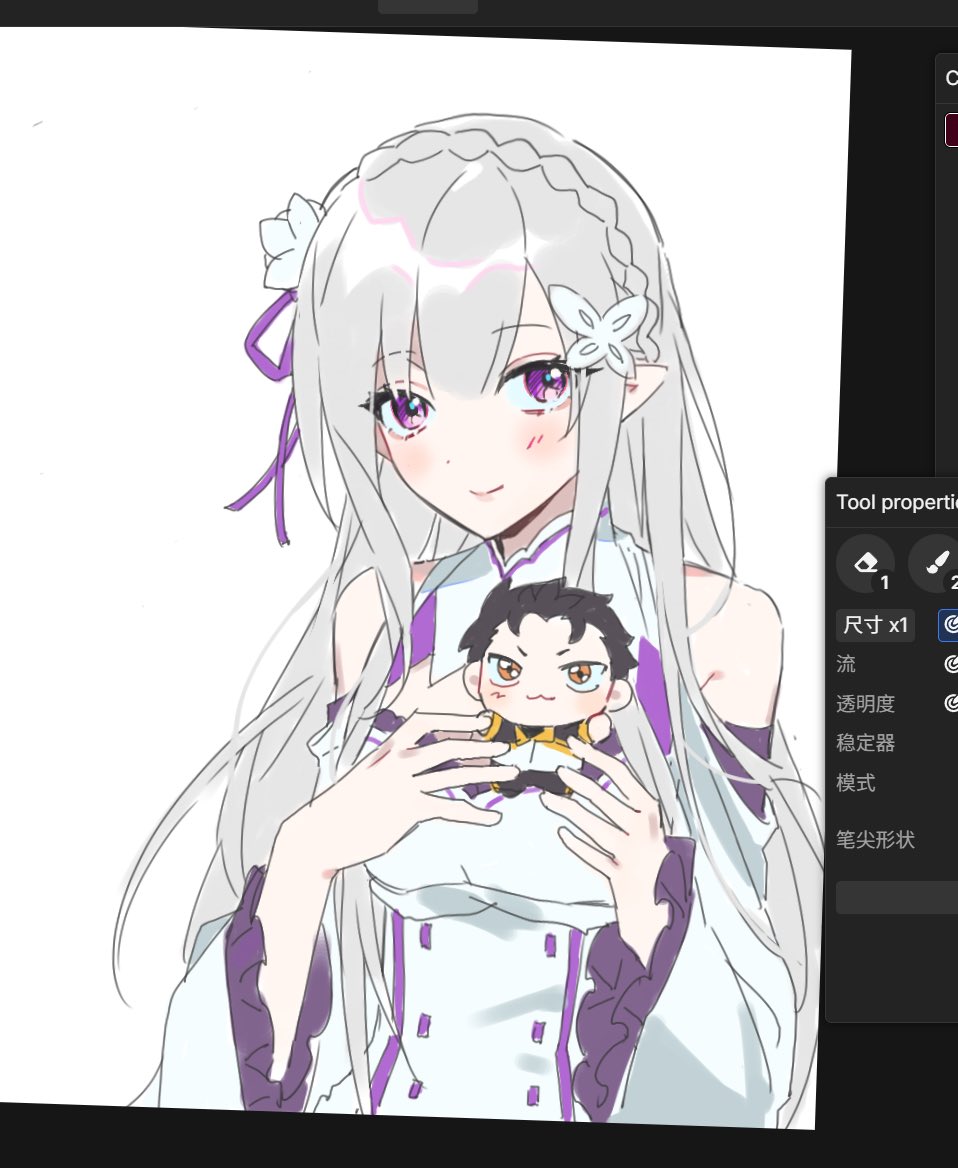 Arisusatsuki's tweet photo. #エミスバ #rezero #リゼロ https://t.co/eZ12reZzk9