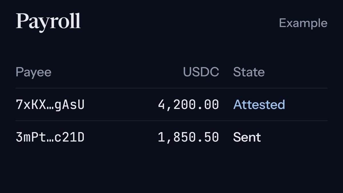 hindsightcash's tweet photo. I kept Hindsight payroll in your browser: a CSV of payee and amount, every note sealed before the first transfer goes out, and the run kept encrypted on your device, so a stopped batch resumes with the same notes. https://t.co/H32FQ9xQDH