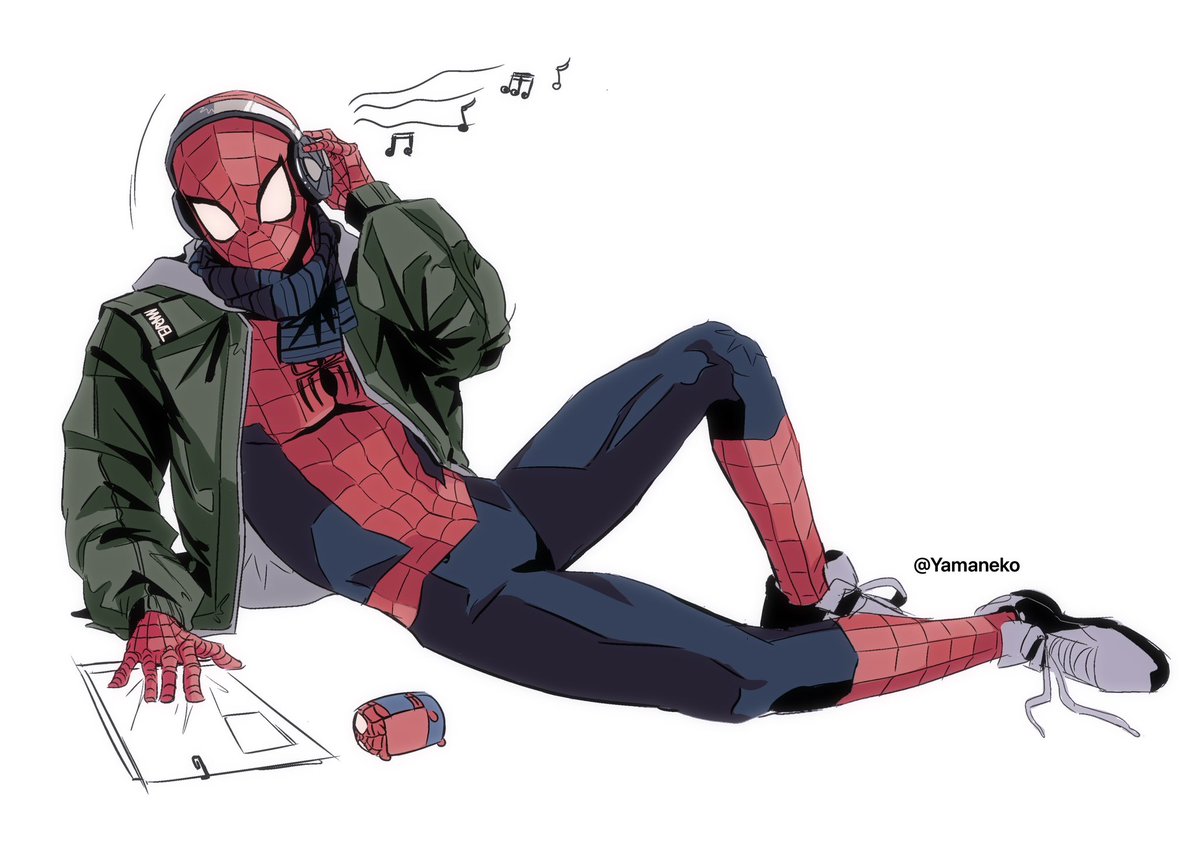 shanmao13579's tweet photo. 🎧🕷️X3
#Spiderman https://t.co/H9JYWZEU2m
