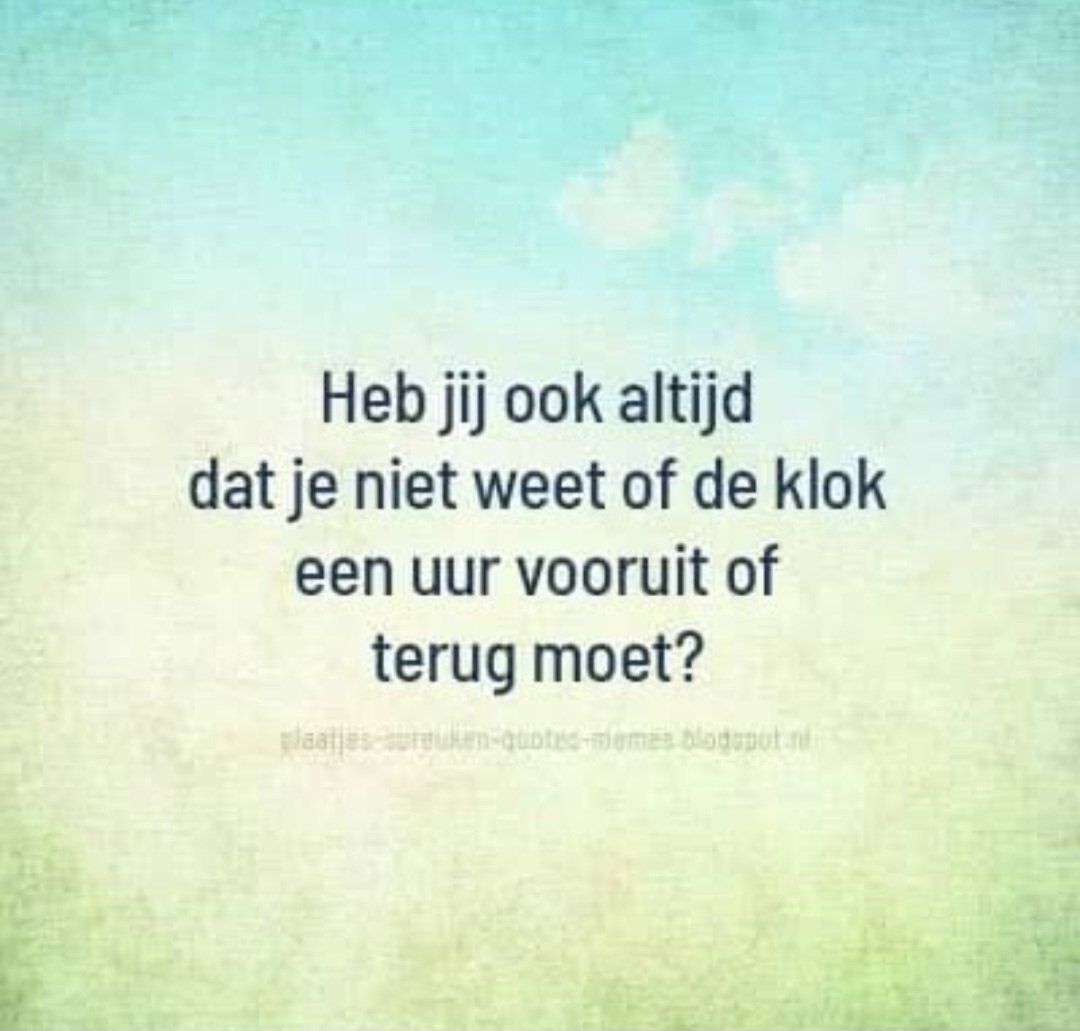 dbrplaatjes's tweet photo. 🤔 Meer plaatjes vind je hier! --> https://t.co/mI4lfVqrE1
#klok #wintertijd #terug #winter #zomertijd #spreuk #spreuken #donker #herfst #regen #storm #codegeel #knus #gezellig https://t.co/DhzsWzsyyB