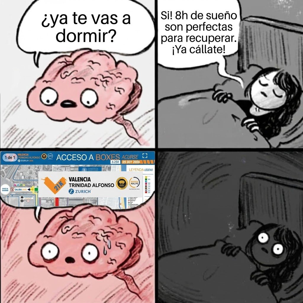 blete's tweet photo. Yo desde hace días … 

Pero da igual. Mañana se corre !! 👏💪

@MedioMaratonVLC https://t.co/jCyREQyEKV