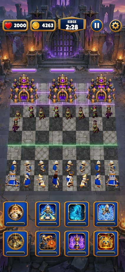 indierdcr's tweet photo. wait… a tower defense game with no enemy towers? fixed it 🏰
working on a new Siege mode, push your chess army up the board and take down their towers before the clock runs out ♟️
would you play this? 👇
#indiedev #gamedev https://t.co/L3k6HyAtje