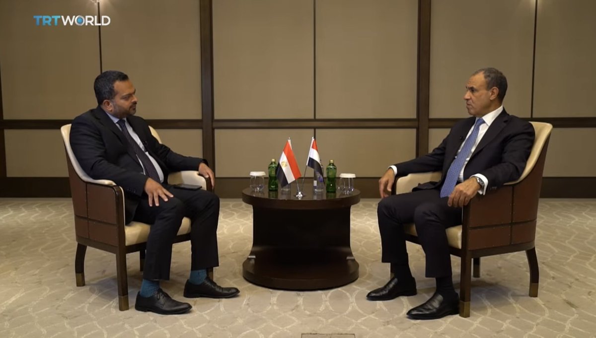 journalisthasan's tweet photo. Egyptian Foreign Minister Dr Badr Abdelatty says a key problem with the US-led security architecture has been Israel’s unchecked violation of international law and rules. Calls on Egypt, Türkiye, Pakistan and Saudi Arabia to have unified vision for a new security architecture @EgyptForeignMin  https://t.co/9wsISWzmbl