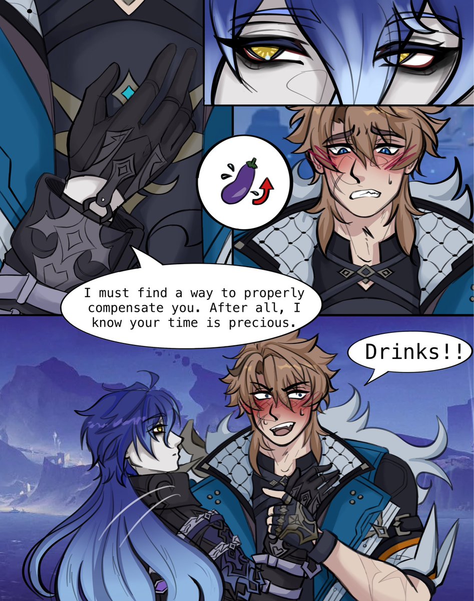 hajiiiu_'s tweet photo. One Drink Away pt 1/?
—————————
#varflins #varka #flins #fanart https://t.co/owjsuYvLkW