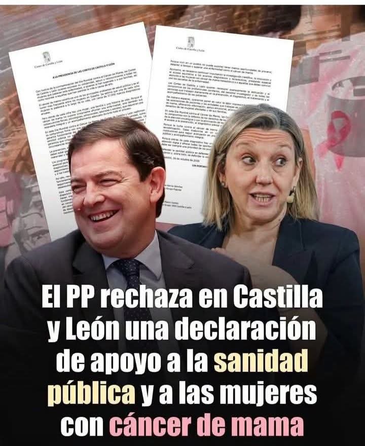 jebl_'s tweet photo. Negar una declaración institucional en favor de las mujeres con cáncer de mama y de la sanidad pública no es "evitar la ideología": es vileza y absoluta indigencia moral. Hay que ser miserable para poner la mezquindad partidista por encima de la salud y la vida. Pura basura... https://t.co/2TYoybx6Pk