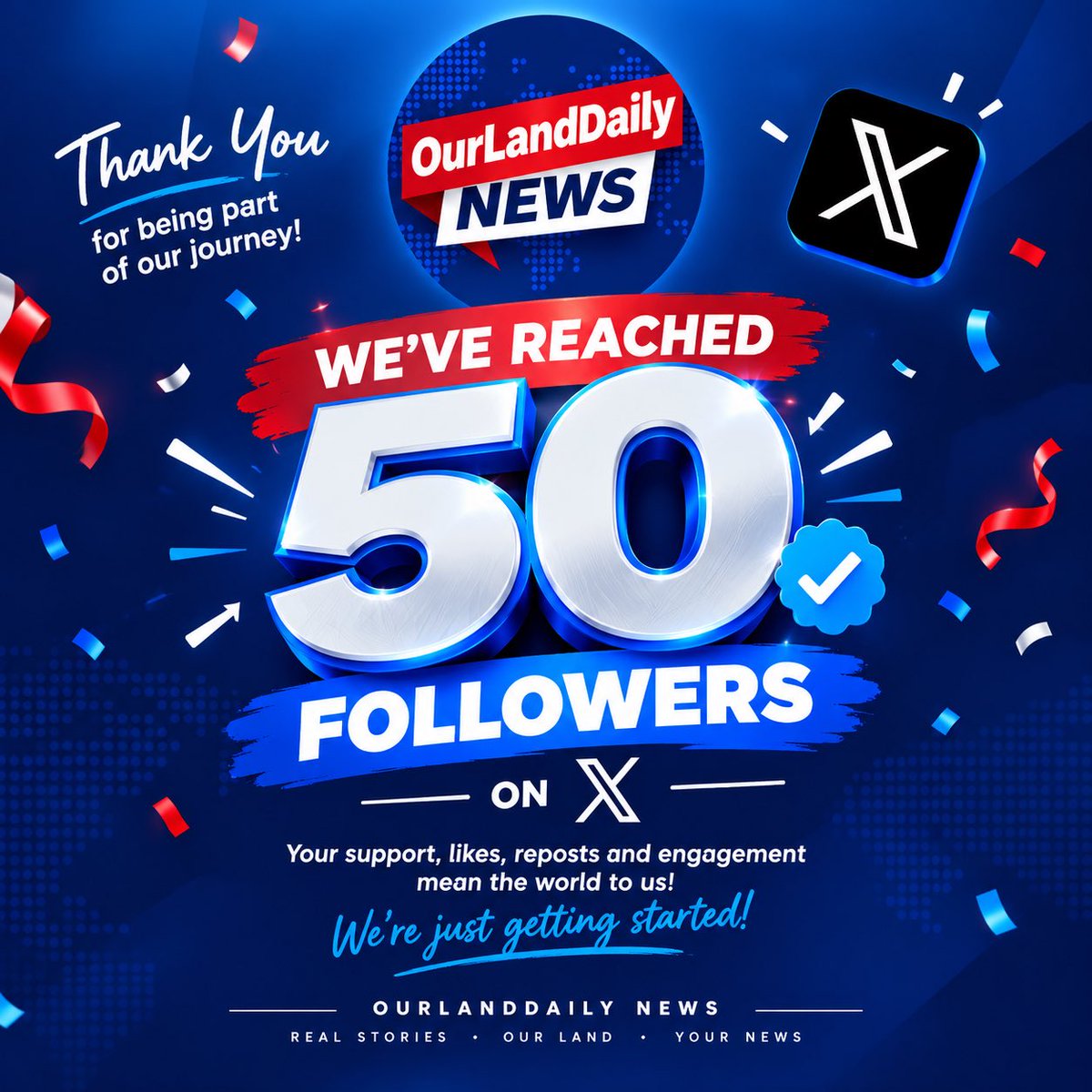 OurLandDaily's tweet photo. THANK YOU EVERYONE ❤️ https://t.co/HPtj0hOFJx