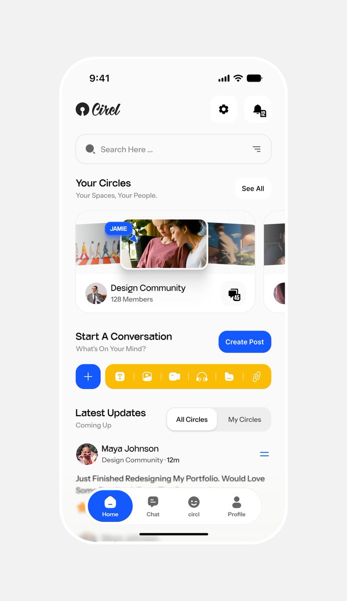 HelloDottaa's tweet photo. Cirlc App Design https://t.co/PFHjrTZkJ7