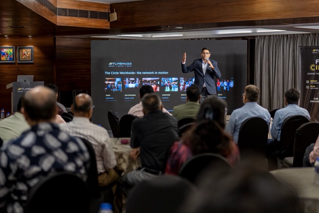 Flipspaces's tweet photo. Big ideas. Bold perspectives. Meaningful connections.

The Flip Circle | Mumbai 2026 brought our channel partners together to tackle one big question: What are occupiers really looking for in 2030?

Mumbai, that’s a wrap. The conversation continues.

#TheFlipCircle #Flipspaces https://t.co/SWz1ipsRk8
