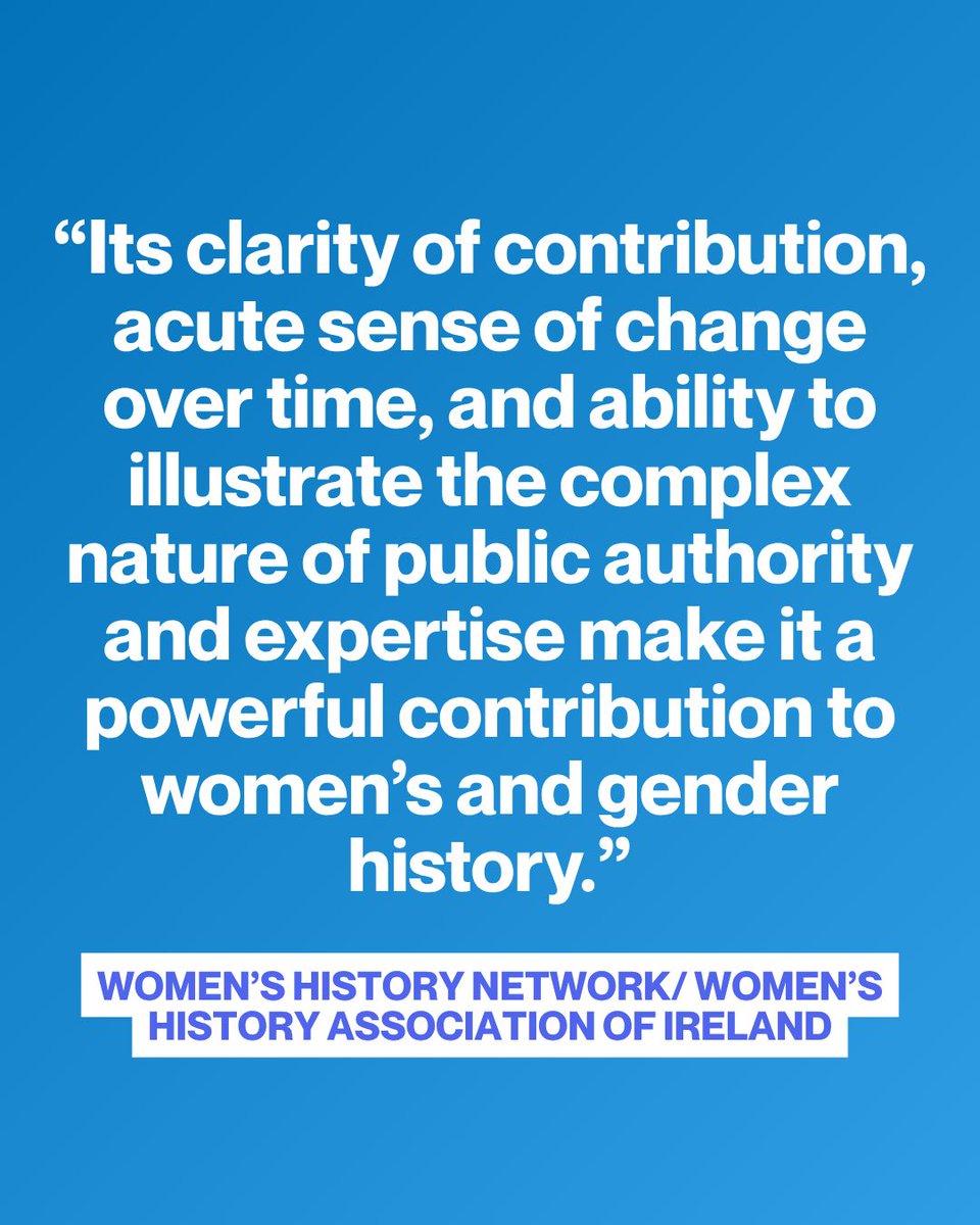 ManchesterUP's tweet photo. Congratulations to Sarah Crook, whose 'Unhappy mothers: Women, motherhood, and social change in postwar Britain' has been named joint winner of the Women's History Network/Women's History Association of Ireland Book Prize 2025.

The judges praised the book as a "powerful contribution to women's and gender history", highlighting its rich archival research, attention to women's testimony, and nuanced exploration of motherhood, expertise and social change in modern Britain.

Read more: https://t.co/lnS9xI6Vk6