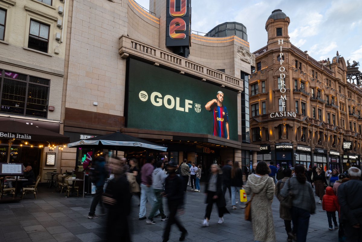 FCBarcelona's tweet photo. 🇬🇧 El Clásico mode: ON.

FC Barcelona x @spotify x Tyler, The Creator x GOLF WANG ⛳ https://t.co/6la3ThfbpX