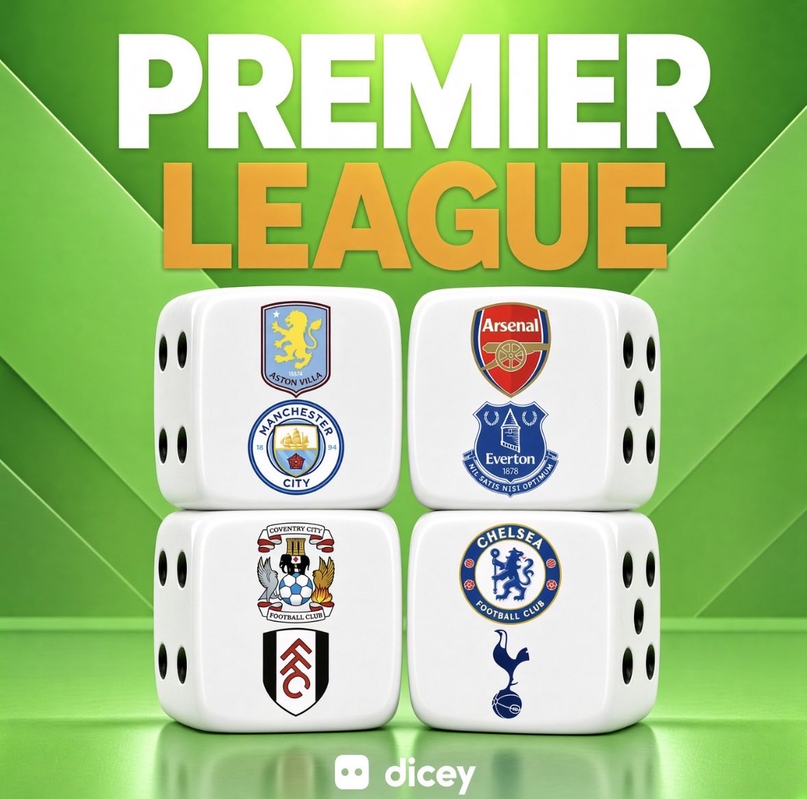 DiceySports's tweet photo. How many goals in total? 

Predict the total amount of goals across today’s #EPL games and win a prize! https://t.co/RjFlutBA5B