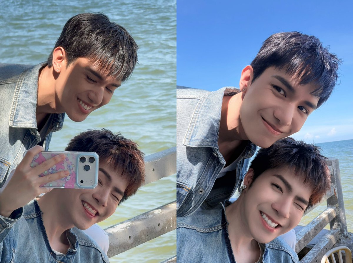 jinnie0097's tweet photo. bts vs the actual photo 💙😉🫠

A LOVELY DAY WITH NETJJ
#BareNoteTripxNetJJ #NETJJ https://t.co/QxPK3b3MkE