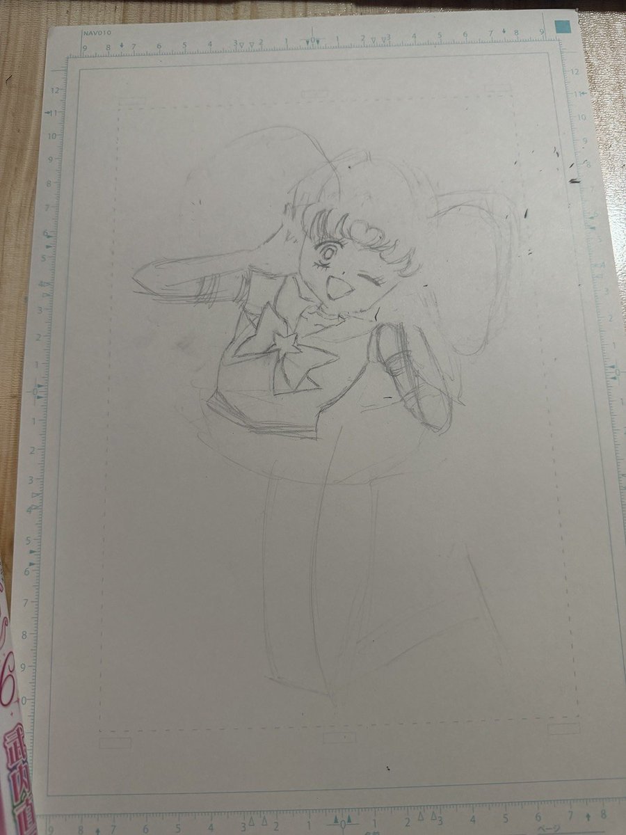 44C2h4o's tweet photo. #セーラームーン
#セーラーちびムーン
セーラームーン6巻のちびムーン描いてみたよ！似てるかな？
完成と製作過程も載せてるからみてね
今回は胴体から描いて顔からスカート、髪かな https://t.co/yMrpiNnNyE