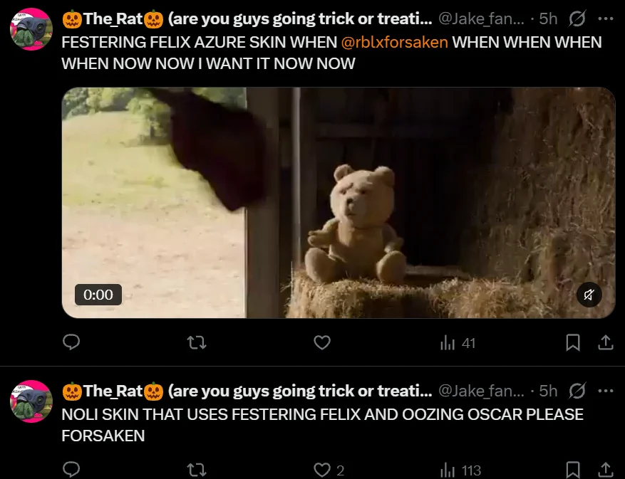 🎃The_Rat🎃 (NUMBER 1 FESTERING FELIX GLAZER) on X: 