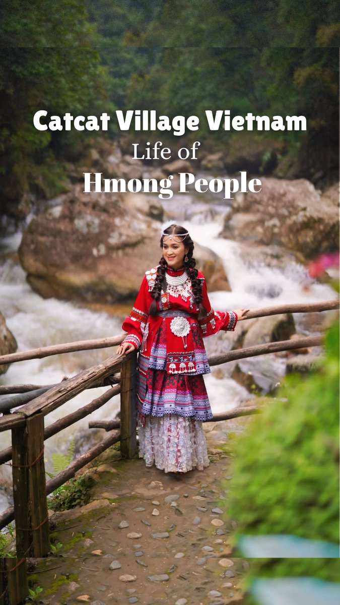 96_Kill's tweet photo. Surga tersembunyi di Sapa: Cat Cat Village. Budaya Hmong masih begitu hidup, dengan tangga batu, rumah kayu, bunga, suara sungai, dan udara sejuk yang menenangkan. Bukan sekadar desa, tapi kisah budaya yang terus bernapas. https://t.co/5SHQ3TSRGC