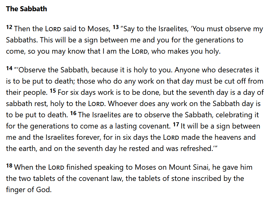 OakmossAmber's tweet photo. @OliviaJ15498703 @DrShayPhD The Sabbath is rest from works. Our salvation is not based on Old Covenant law given to the Jews. The Sabbath is not the seal, the Holy Spirit is. https://t.co/qVgMBZ4GX9 https://t.co/05wqgXZhJW