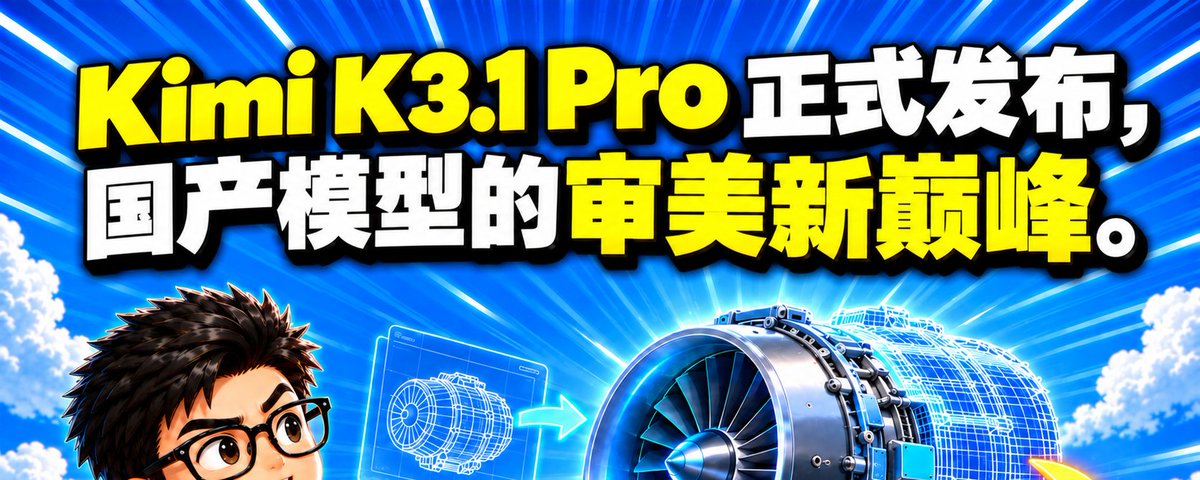 Kimi K3.1 Pro 正式发布,国产模型的审美新巅峰。