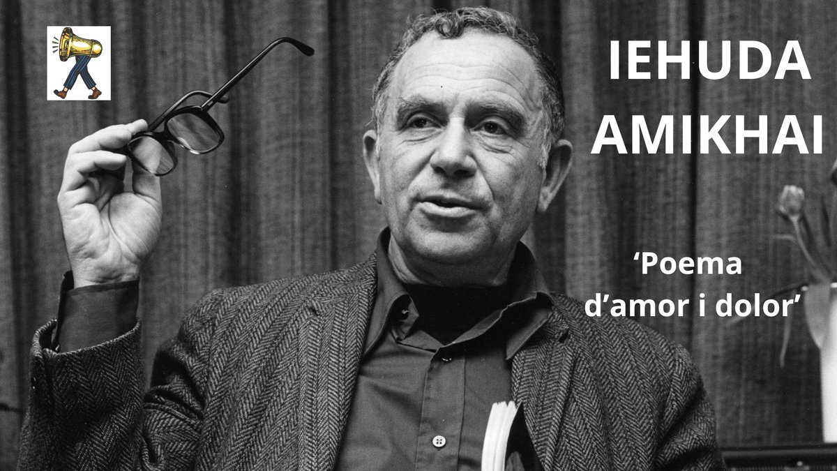 E_Umbert's tweet photo. Avui el poeta hebreu #IehudaAmikhai ens diu: «En aquest país ardent / les paraules han de ser ombra»

Sentim el conegut: ' Poema d'amor i dolor ' 
En la veu del seu traductor Manuel Forcano
Del llibre: Clavats a la carn del món  (Edicions Proa  )

https://t.co/vWBrAO4woe https://t.co/UgxGu7Dre2