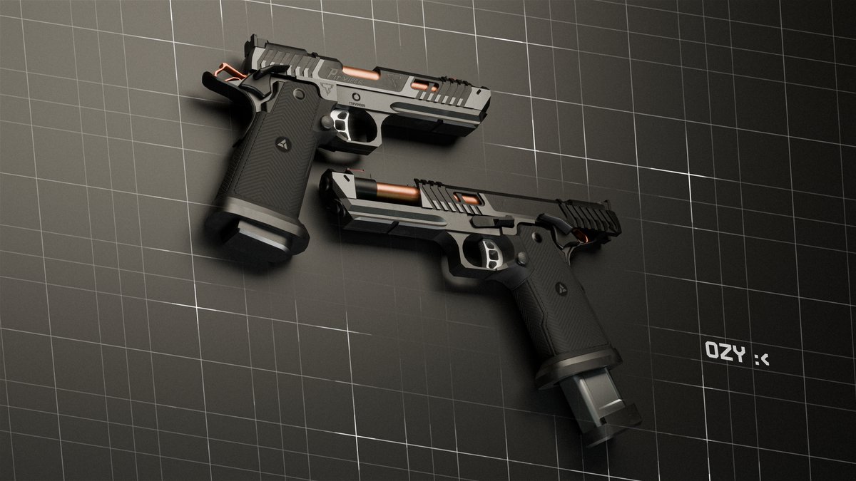 Ashenaiii's tweet photo. TTI PIT VIPER Handgun :D 

#Roblox #robloxdev #RobloxUGC #3dart #AdobeSubstancePainter https://t.co/yxkwX1visq