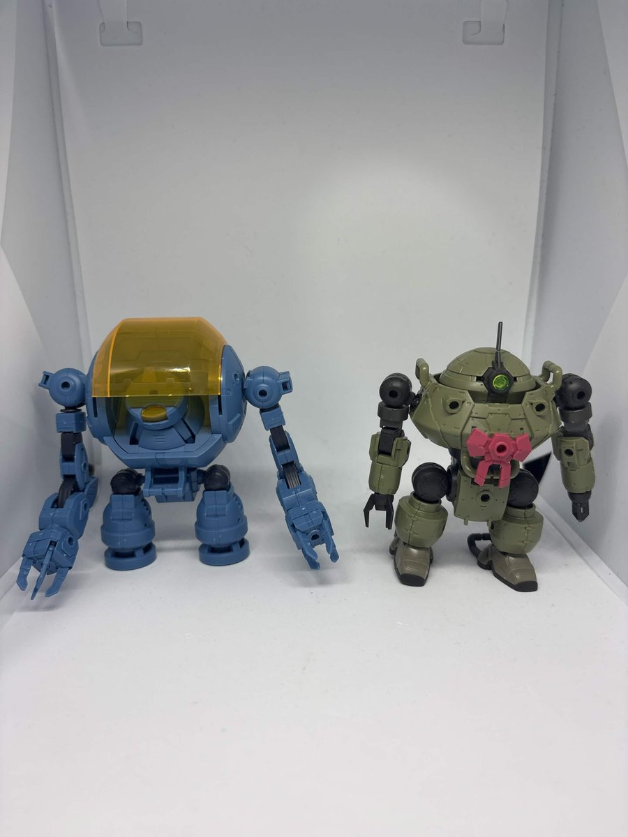 UltraEcho_PNM's tweet photo. ミャスティと水中探索メカ完成ー!!
今回の30MLまつりはカワイイがテーマ？
ミャスティ、このこワシの娘じゃな？

あとついでにちびラウンドノヴァくんと探索くんのツーショも
#30MM
#30MS https://t.co/XeoW3BcUZA