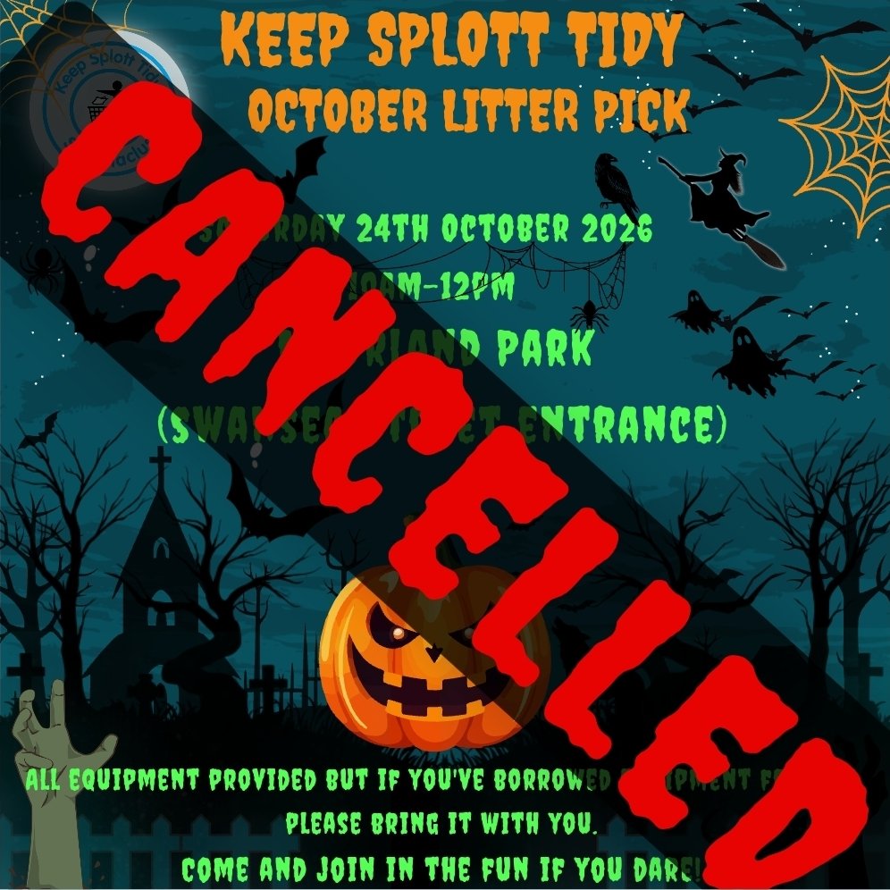 KeepSplottTidy's tweet photo. It may only be light rain now, but the forecast for 10am onwards is heavy rain. 

We always ensure the safety of our volunteers so have made the decision to cancel this morning. https://t.co/IMvpxDUqtx
