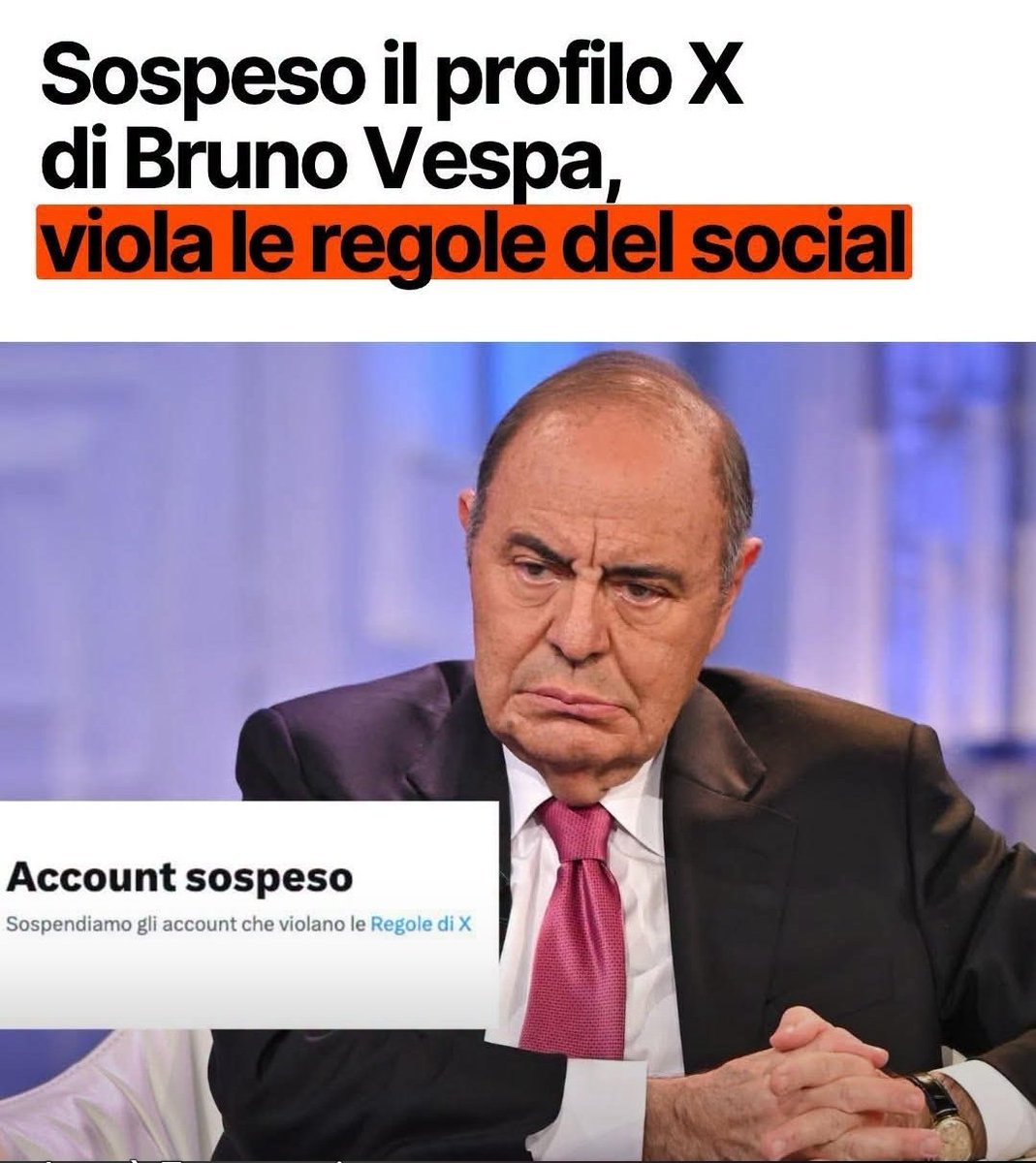 CesareSacchetti's tweet photo. Ma che hai combinato, Bruno? Ti sei fatto riconoscere pure da Musk? https://t.co/6QZRUHrQnm