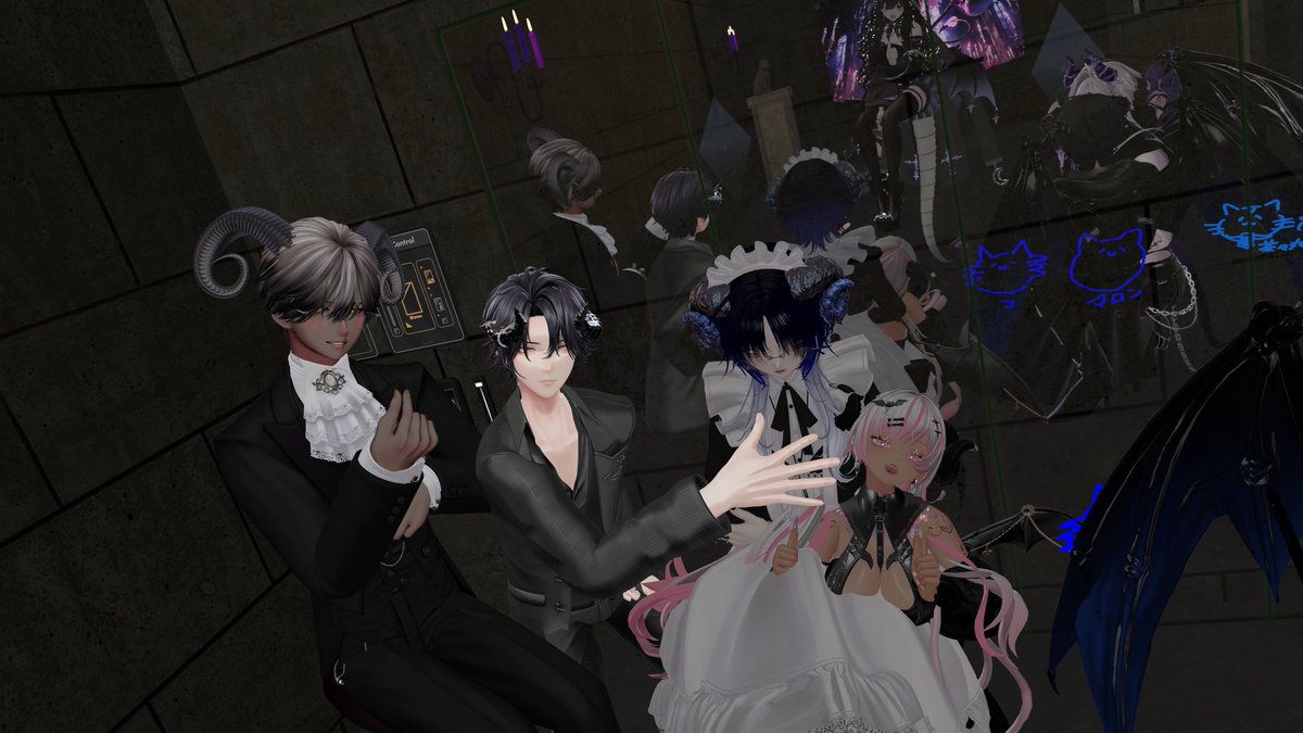 VRC_VICTIMA's tweet photo. プレオープン１回目のオフショット公開

#VRC_VICTIMA
#VRCイベント https://t.co/SUhnjaZ8IH