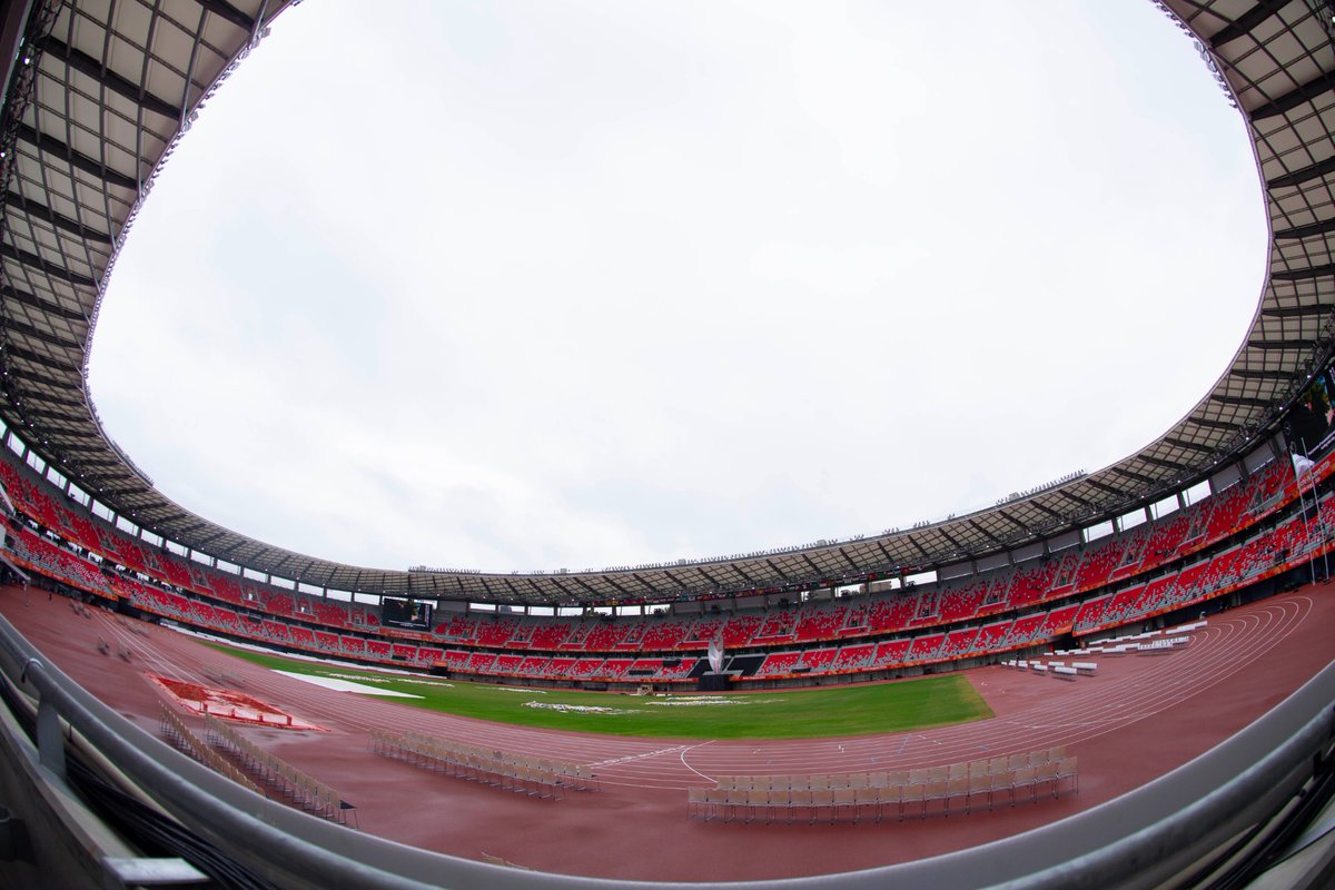 TeamSaudi's tweet photo. جاهــزية تامـــة 🏟️✅
 
📸| استعدادات مكتملة في موقع الحدث قبل انطلاق حفل الختام لدورة الألعاب البارالمبية الآسيوية الخامسة #ناغويا2026
 
#فريق_السعودية | #نشجعك 💚 https://t.co/Y8v5babwdC