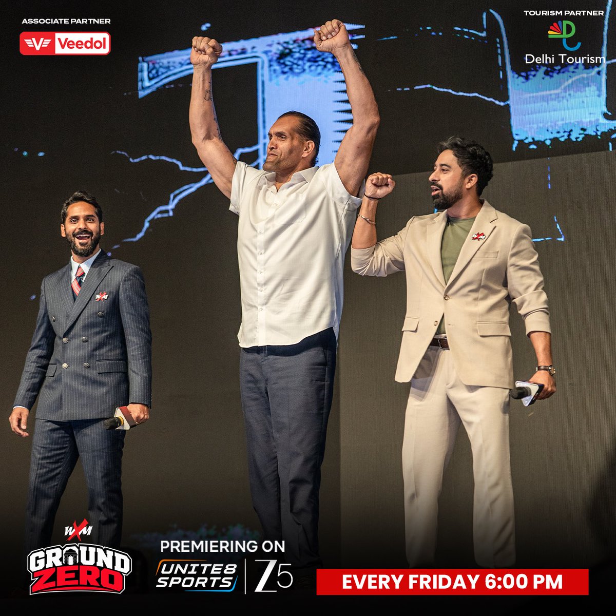 Official_WXM's tweet photo. The BEST stills from the first episode of Ground Zero! 💥

Exclusively airing on Zee5 and Unite8 Sports 2 📺 
Every Friday 6PM 🧨

#wxm #prowrestling #groundzero #zee5 #unite8sports https://t.co/R0SeA4tIZ1