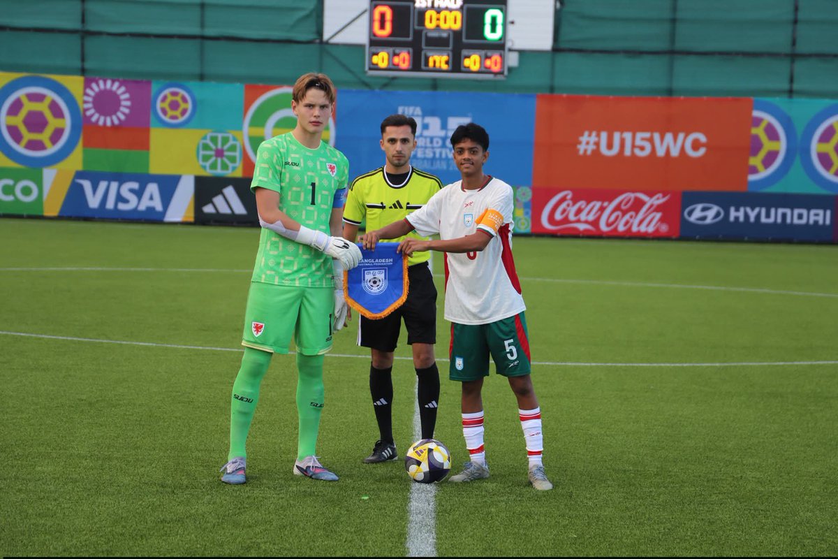 thebafufe's tweet photo. FIFA U-15 World Cup & Festival 2026
Match Photo
Bangladesh vs Wales
#BFF #BangladeshFootball #FIFAU15WorldCup https://t.co/w333KMh28U