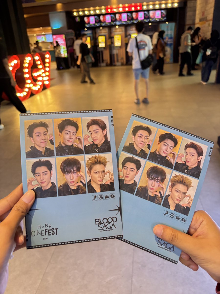 JAKEDESIRES's tweet photo. hybe cinefest blood saga in cgv benefit!!!!!! https://t.co/dVBGtg7SaI