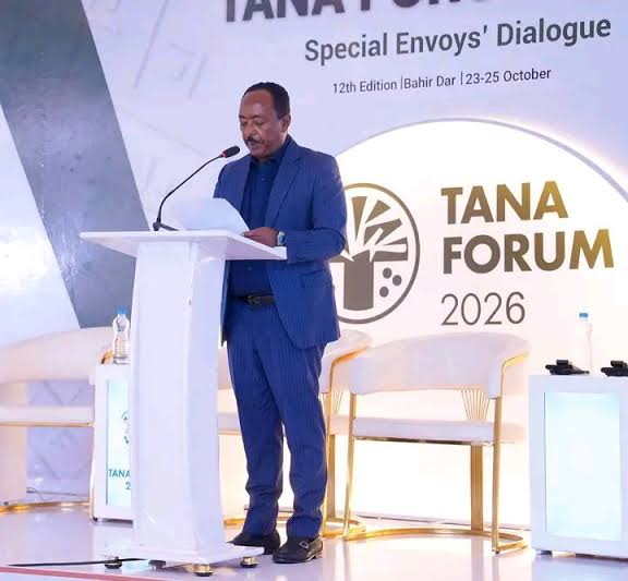 kenyaaxis's tweet photo. #Ethiopia's intelligence chief, Ambassador Redwan Hussien, warned at the #Tana Forum in Bahir Dar that growing Red Sea militarisation and competition among foreign powers threaten regional security.

He argued that maritime security should not be left solely to coastal states and called for stronger cooperation across the Horn of Africa.