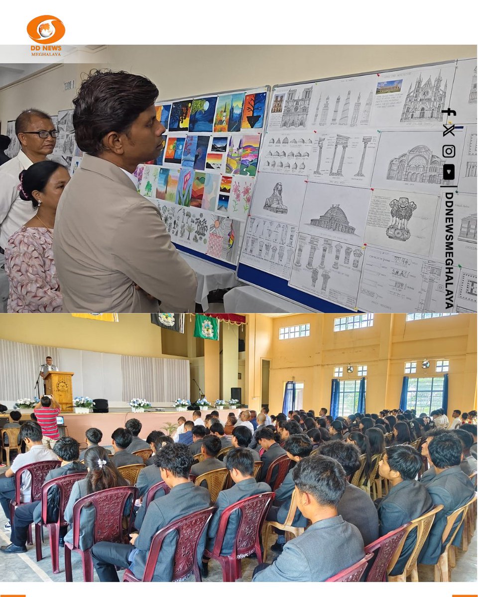 ddnewsshillong's tweet photo. Jowai Polytechnic Institute celebrates its Silver Jubilee with Technophilia 2, showcasing students’ innovative projects and technical skills. Education Commissioner Vijay Kumar Mantri stresses practical, skill-based learning.
#SkillBasedLearning #Meghalaya #ddnewsmeghalaya https://t.co/IETslLOOV8