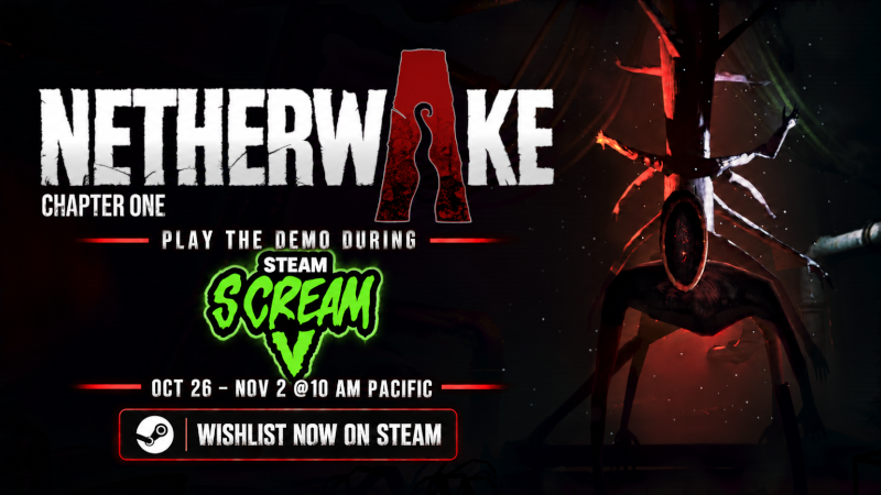 nalycan's tweet photo. We’re excited to announce that Netherwake will be taking part in Steam Scream V from October 26 to November 2! https://t.co/MJe4TPJ3jE