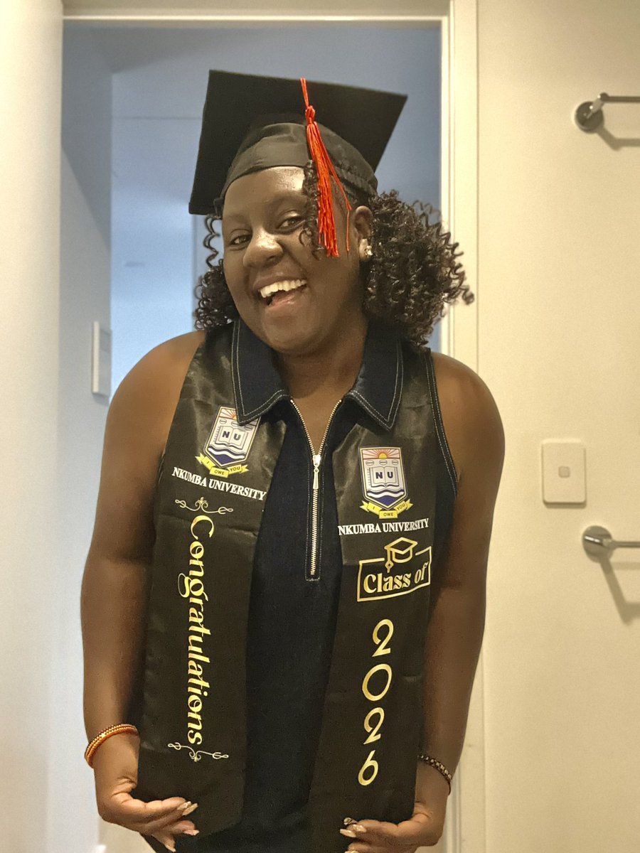 BJacquie_P's tweet photo. Somewhere between Australia and Uganda, it finally sinks in.

I’m heading home with more than unforgettable memories from an incredible journey. I’m carrying  a Second class upper Honors  Bachelor of Science Degree in Tourism Operations and Management from @NkumbaUni , a milestone that means so much to me. 

There’s something deeply fulfilling about graduating in the very field I’ve always and am passionate about while already living that dream every day. 
I’m grateful for every lesson, every opportunity, every challenge, and every person who believed in me. 

Above all, I thank God for making this possible. The journey is only getting started, and I can’t wait for what lies ahead.
CONGRATULATIONS TO ME 👩🏾‍🎓