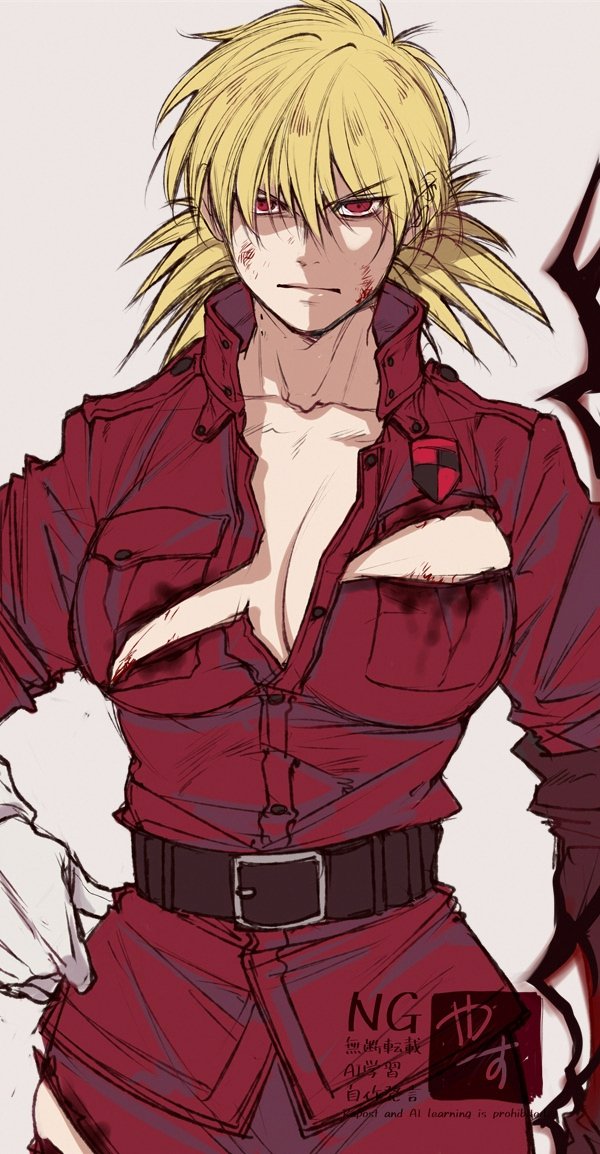 YASUnososaku's tweet photo. HELLSINGのごっつ強い婦警も好きでね… https://t.co/Ag9daTGGNf