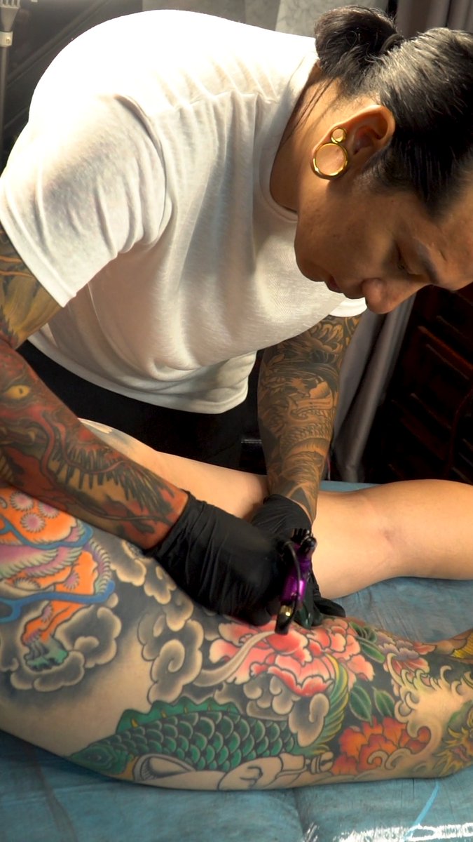 SAAO76's tweet photo. A large tattoo is never created in one day. It takes time, pain, discipline, and perseverance. Every session, stroke, and layer of ink holds a memory. In the end, its true value is the story endured to create it. https://t.co/ear0ufzoOp