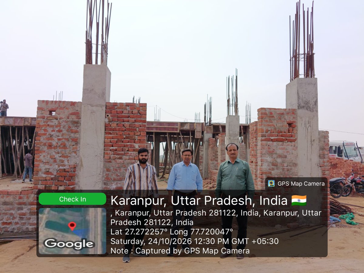 ProjectsLucknow's tweet photo. UPPCL की निर्माण इकाई-32, अलीगढ़ द्वारा जनपद मथुरा के फराह में शिव मंदिर के पास पर्यटन विकास कार्यों का निरीक्षण, पर्यटन अधिकारी द्वारा किया तथा कार्यों को शीघ्रातिशीघ्र गुणवत्तापूर्वक सम्पन्न करने के निर्देश दिए।
#Quality #Transparency #timeline 
@swatantrabjp 
@jaiveersingh099 https://t.co/OwF3RqdgVj