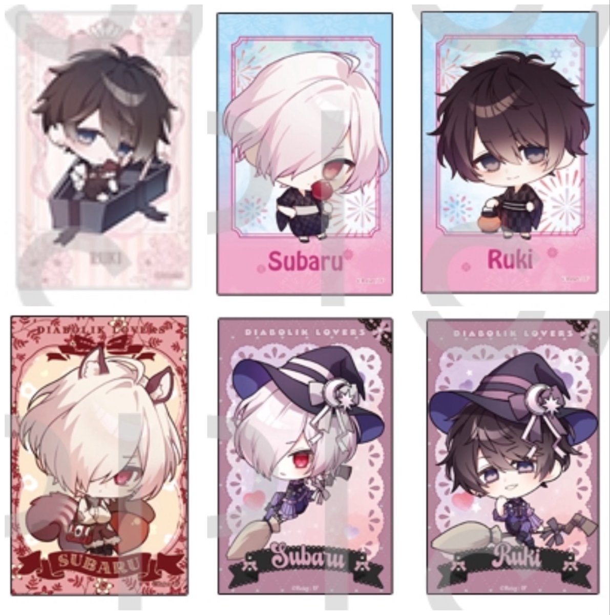 dialove_14's tweet photo. DIABOLIK LOVERS 交換 譲渡 ディアラバ ディアラヴァ ポラ風ラメカード だーりんこれくしょん ゆうすずみ どんぐりぽけっと どりーみーまじっく

提供)
アヤト/ライト/＊シュウ/ユーマ/アズサ/カルラ/シン/キノ

希望)
同種 スバル/ルキ 各1 (画像2枚目)
または各225円+送料

→ https://t.co/u5ungJKYiI