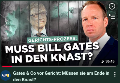 FrostW55's tweet photo. Gates & Co vor Gericht: Müssen sie am Ende in den Knast? https://t.co/UAyMizVif9 via @YouTube
#BillGatesOnTrial #Rutte #Corona #biowapen #Coronavaccin #thenetherlandscase #greatreset https://t.co/61wZFEEuhI