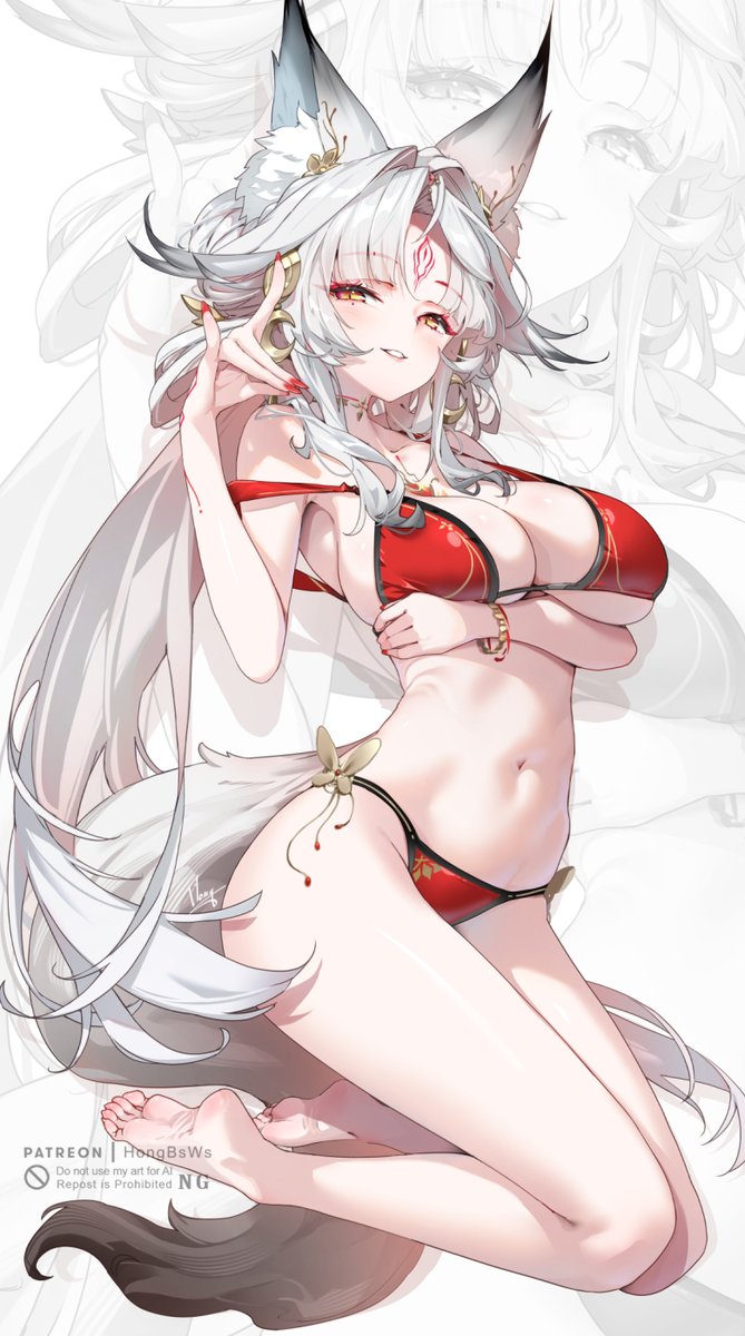 HongBsWs's tweet photo. 心 / Hsin~🦊👙✨
#WutheringWaves #鳴潮 #Hsin https://t.co/4NiUE8EeVg